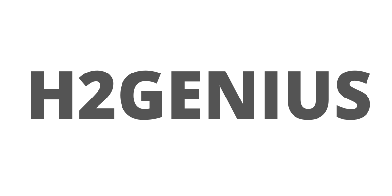 Logo H2Genius - água hidrogenada e hidrogénio molecular